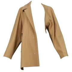 Vintage Maison Martin Margiela Tan Basting Coat 1997