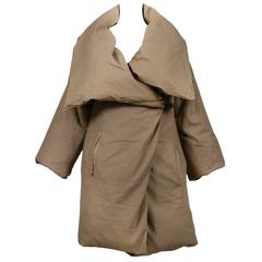 Maison Martin Margiela Artisanal Olive Duvet Coat 1999 3