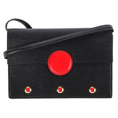 LOUIS VUITTON c.1992 Bicolore Epi Pochette Hublots Leather Clutch Handbag Purse 3