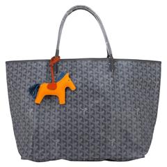 Sac fourre-tout Goyard Saint Louis GM à chevrons gris chic