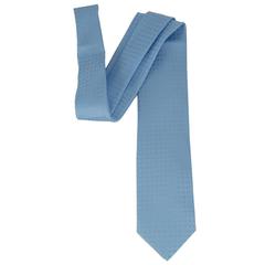 Hermes Tie Faconnee H 100% Silk Blue Ciel 2016