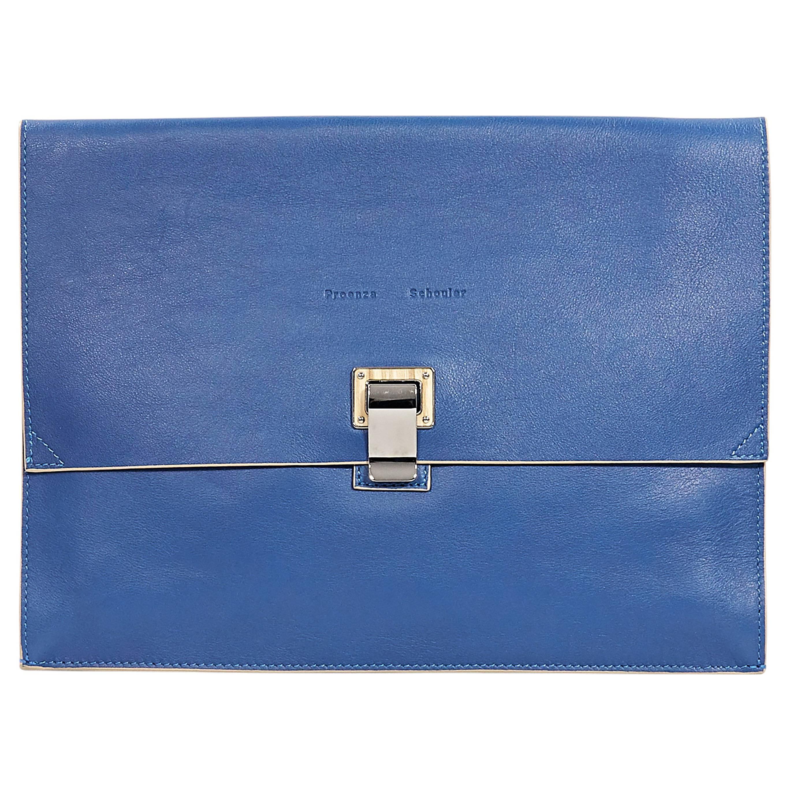 Cobalt Blue Proenza Schouler Lunch Bag