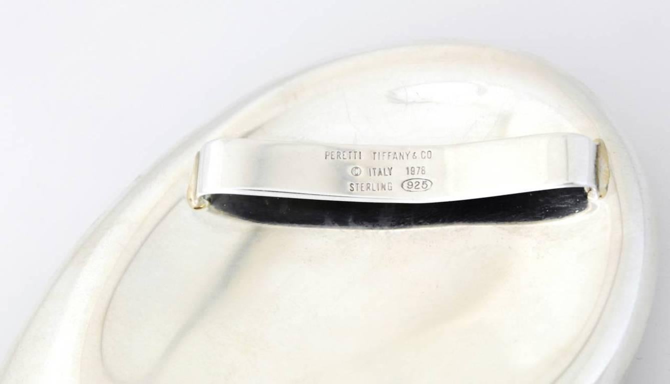 Tiffany & Co. Elsa Peretti Sterling Silver Heart Shaped Belt Buckle 1978 For Sale 3
