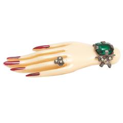 Vintage Art Deco Bakelite Hand Pin