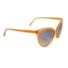 Linda Farrow Rust Cat Eye Sunglasses
