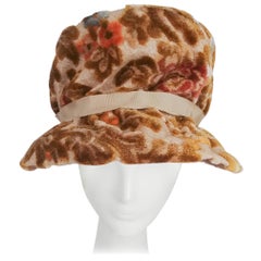 1960s Tapestry Fabric Bucket Hat