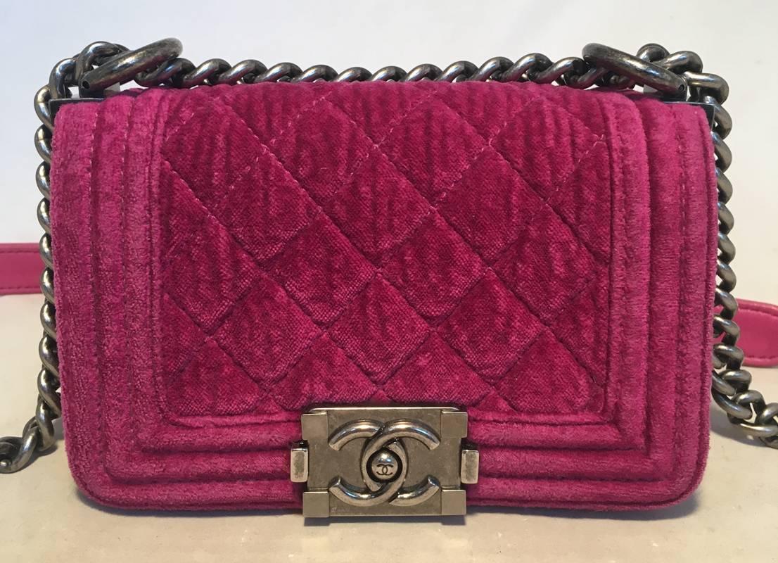 magenta chanel bag