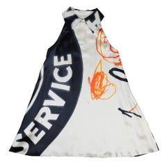 STEPHEN SPROUSE (pontiac) Jean-Michel Basquiat and Andy Warhol dress 2
