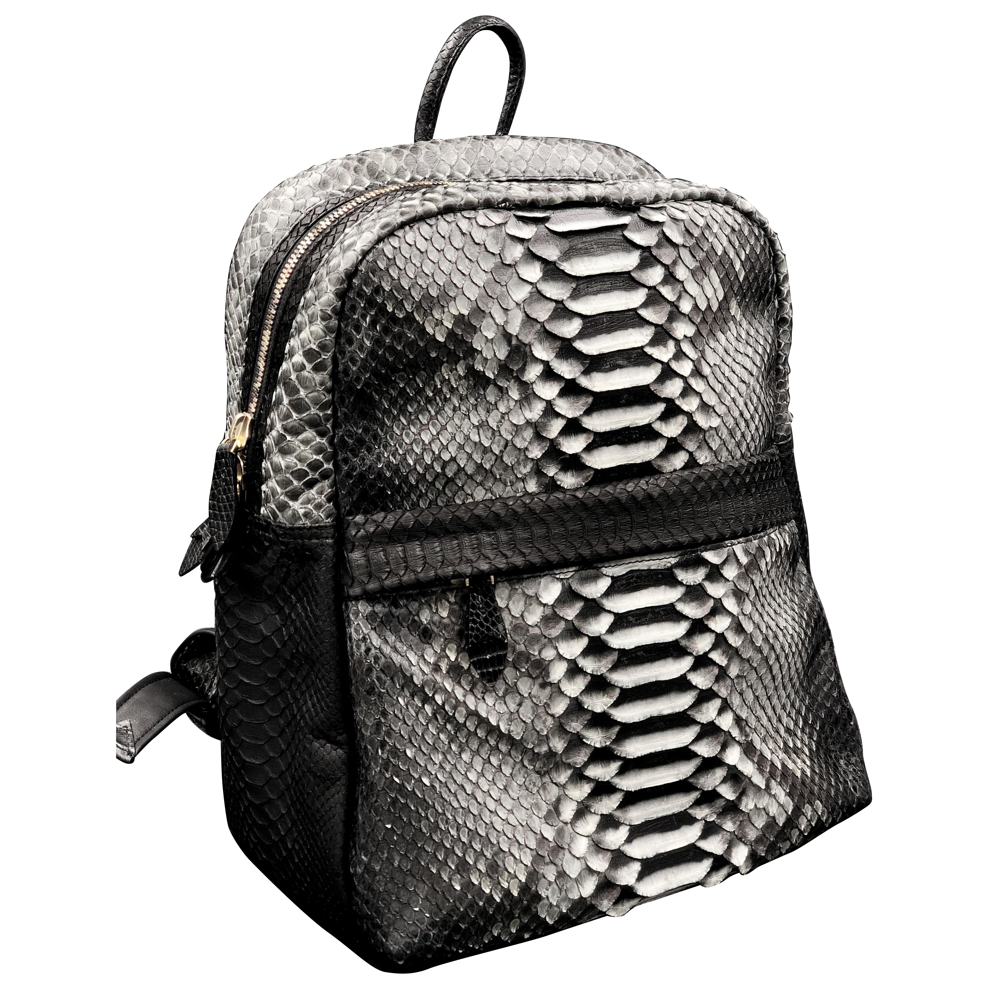 Ana Switzerland Python Backpack  For Sale