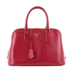Prada Promenade Handbag Vernice Saffiano Leather Medium