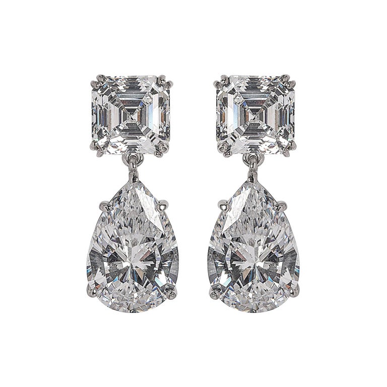 Magnificent Costume Jewelry Diamond Drop Earrings For At 1stdibs Magnificent Costume Jewelry Diamond Drop Earrings For