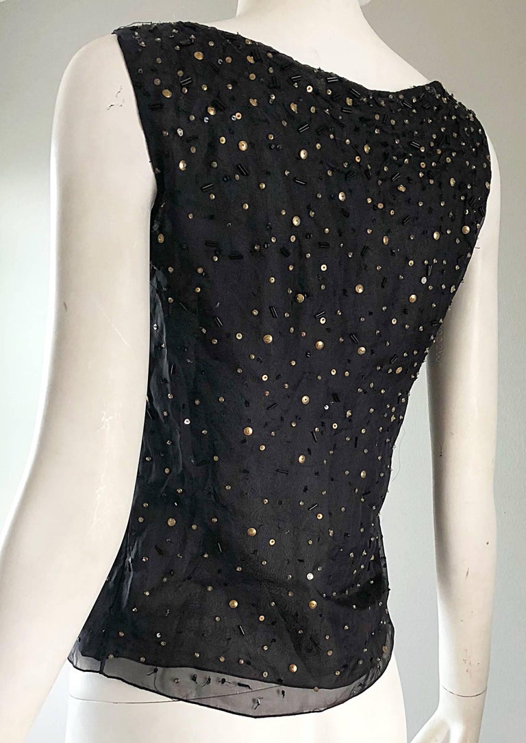 versace black blouse
