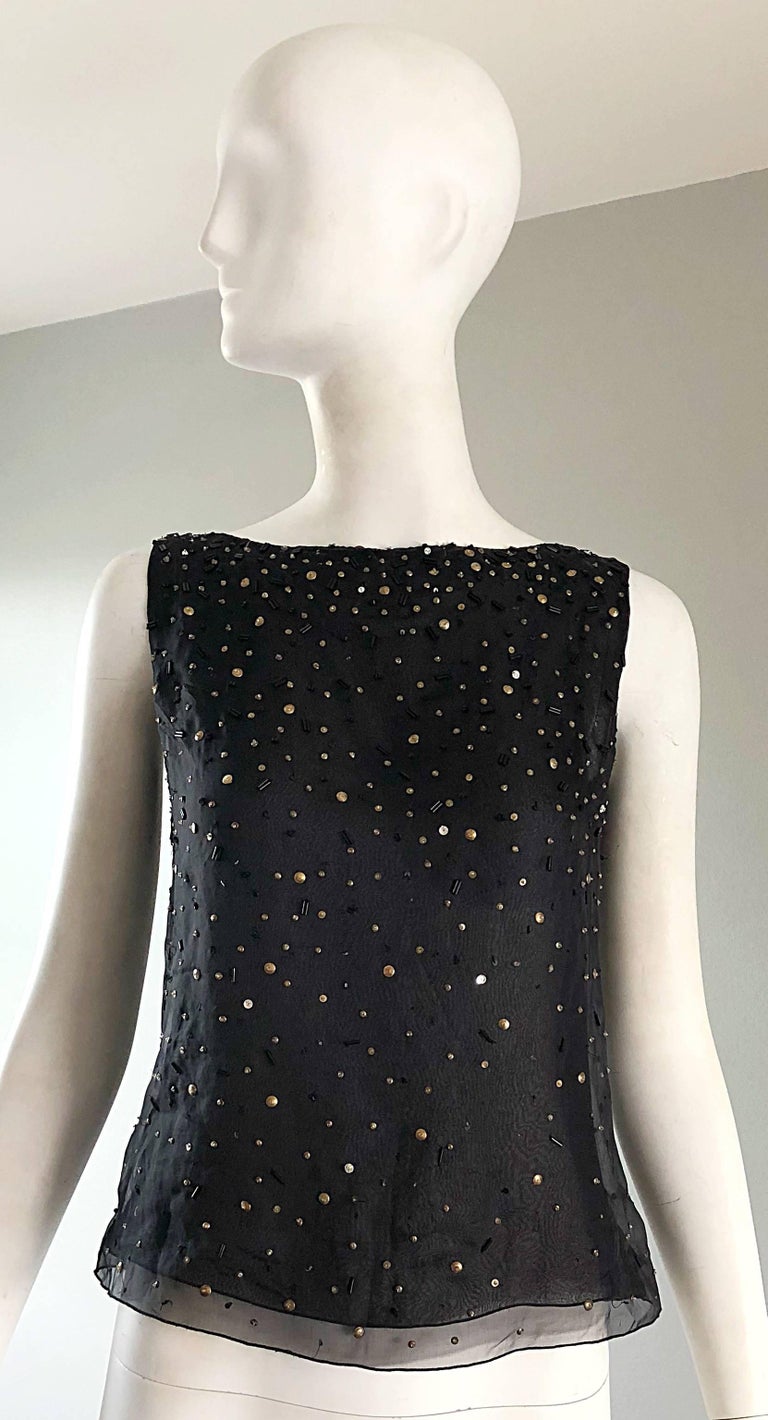 versace black blouse