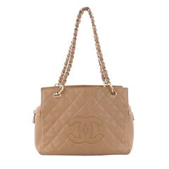 Chanel Petite Timeless Tote Quilted Caviar