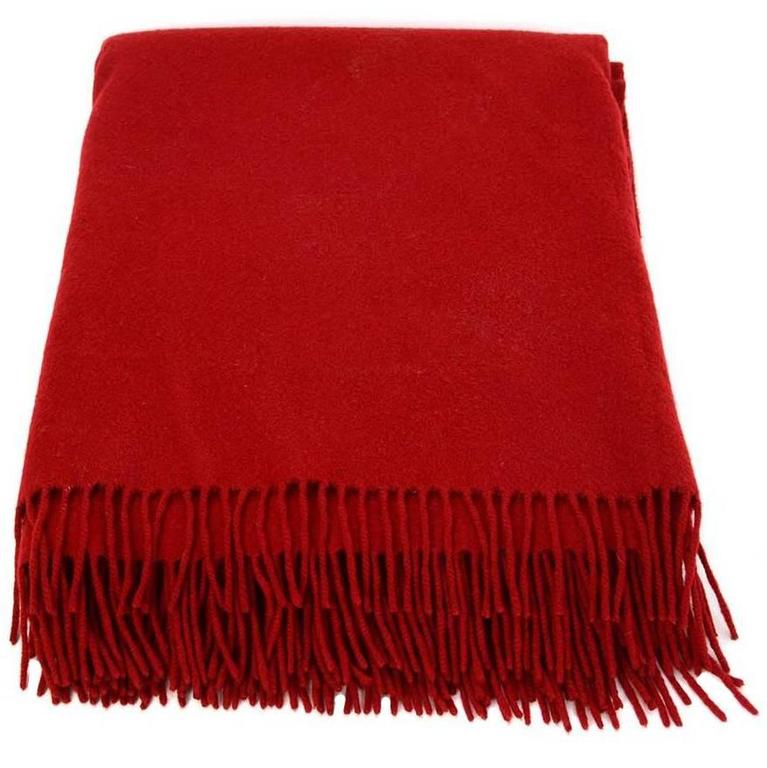 Red hermes blanket hotsell