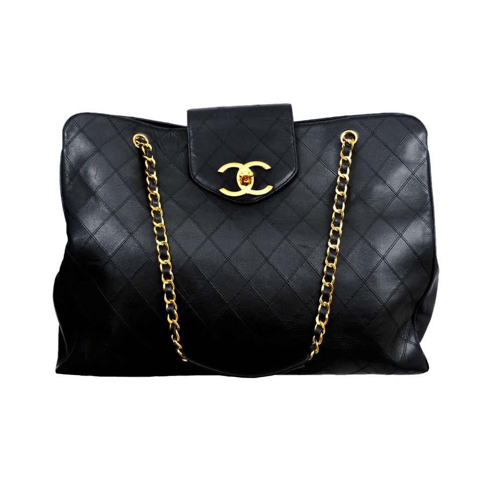 Chanel Lambskin Quilted Leather Overnight bag at 1stDibs | chanel ...