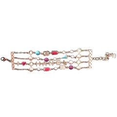 New Chanel Bracelet Pearl and Multi coloreded  AWESOME