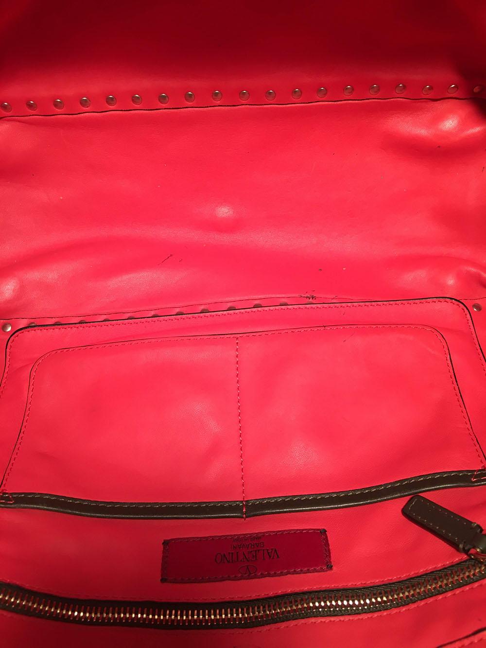 Women's Valentino Garavani Studded Multicolor Leather Rockstud Tote Bag