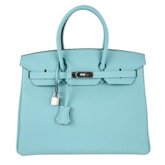 Hermès Birkin 35 Togo Bleu Nuit GHW at 1stDibs