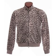 Dries Van Noten Soft Pink & Brown Leopard Mens Jacket, Autumn - Winter 2006