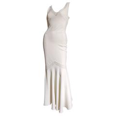 Christian Dior Silk Gown With Intricate Detail 9