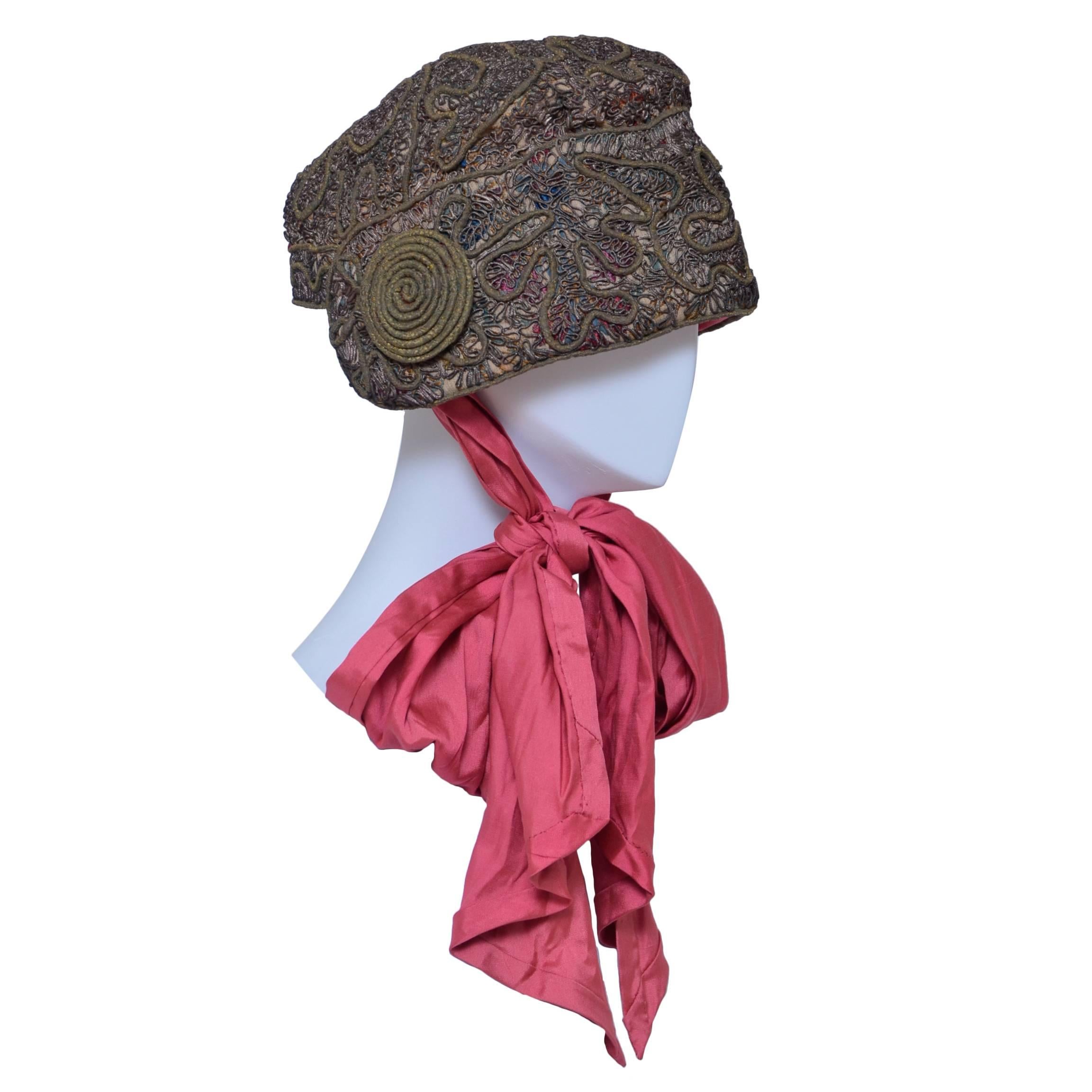 Lanvin: Jeanne Lanvin  Gekennzeichnet mit  Bonnet-Hut Vintage im Angebot