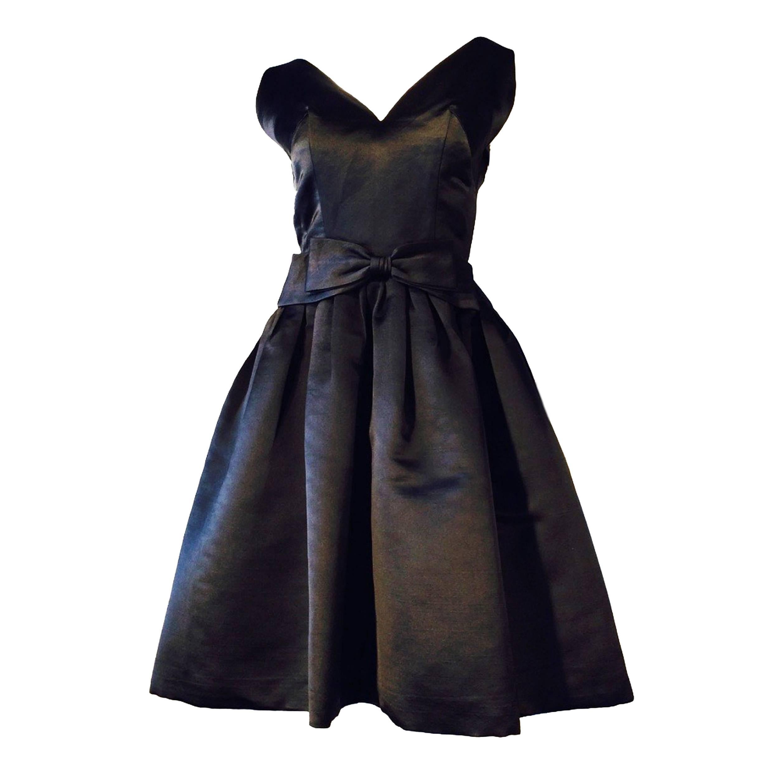 Helga Couture Cocktail Dress ca.1960 For Sale