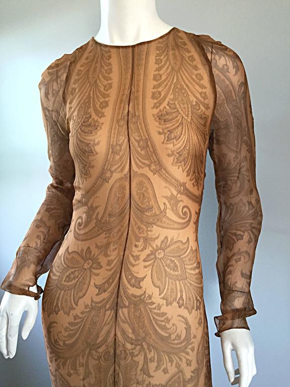 Spectacular Vintage Bill Blass Original Runway Sample Gown w/ Dramatic ...