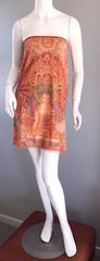 Vintage Vivienne Tam Super Rare Buddha Collection Two - Piece Dress Set