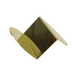 Wave Business Card Holder from Souda, Brass - 1stdibs Order