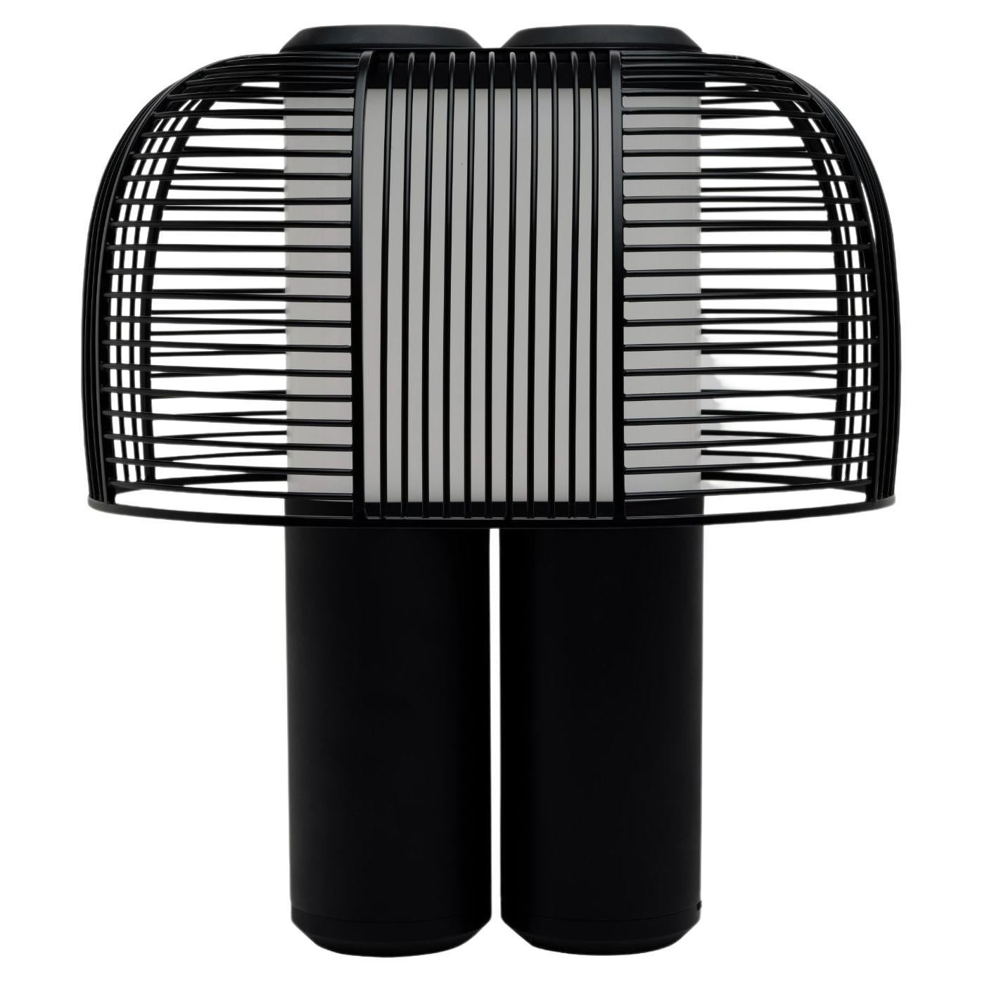 DCW Editions Yasuke Table Lamp in Black Steel and Aluminum For Sale