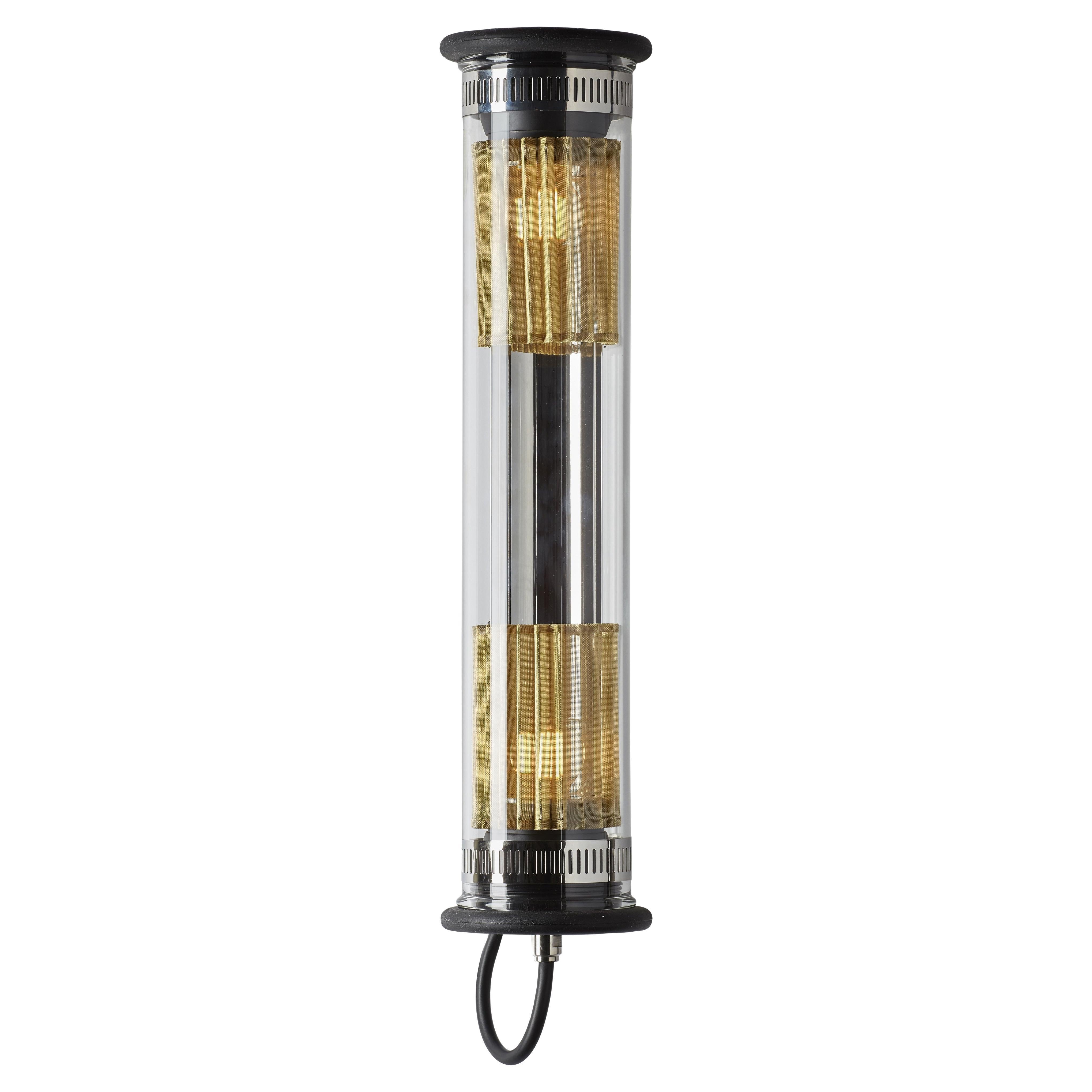 DCW Editions In The Tube ITT 100-500 Wall & Pendant Lamp in Silver-Gold For Sale