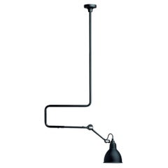 DCW Editions La Lampe Gras N°312 Pendant Lamp w/Extension in Black Shade