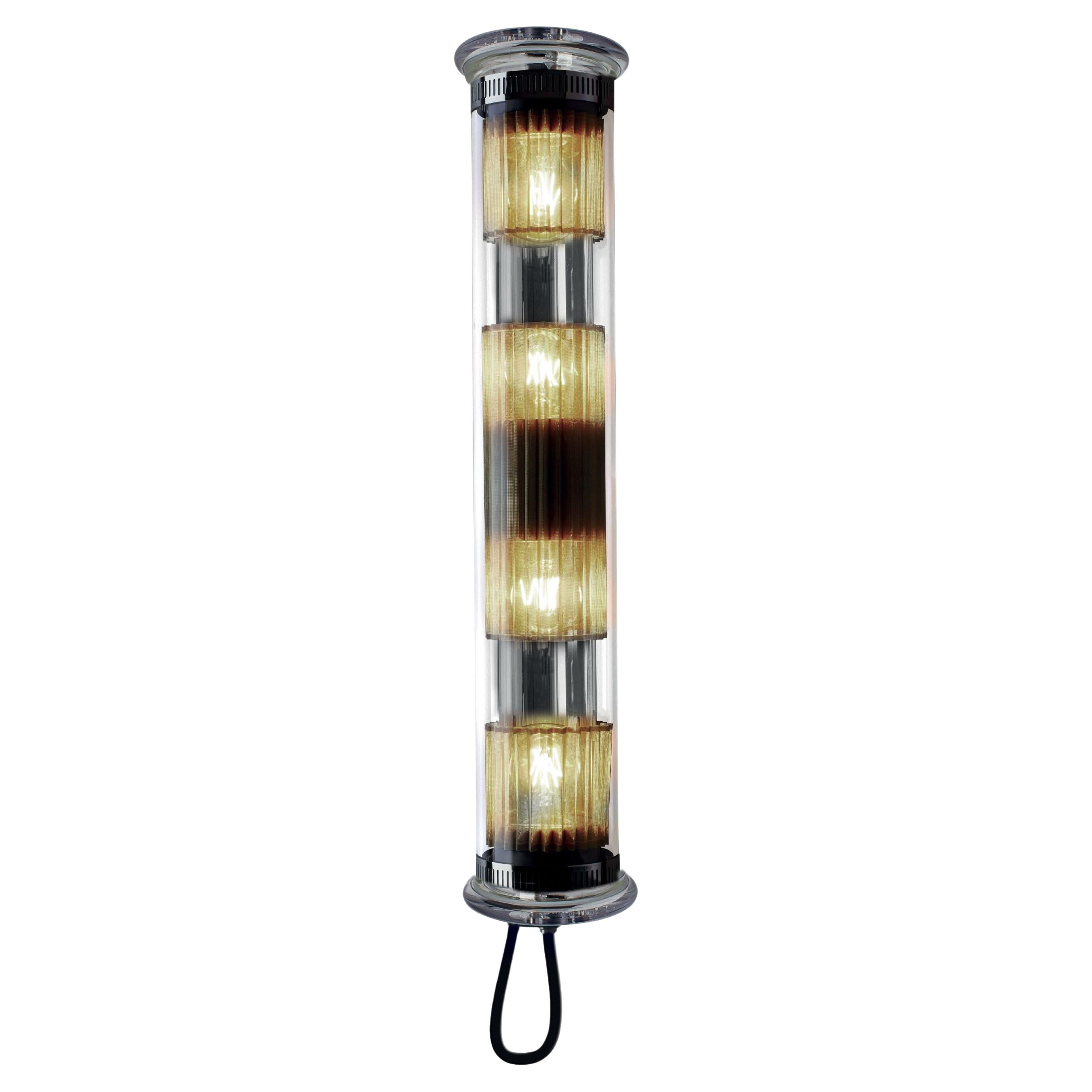 DCW Editions In The Tube ITT 120-700 Wall & Pendant Lamp in Silver-Gold Tr For Sale