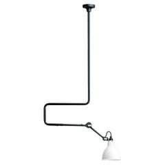 DCW Editions La Lampe Gras N°312 Lámpara Colgante con Extensión en Pantalla Blanca