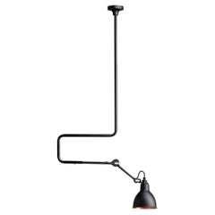 DCW Editions La Lampe Gras N°312 Pendant Lamp w/Extension in Black Copper Shade