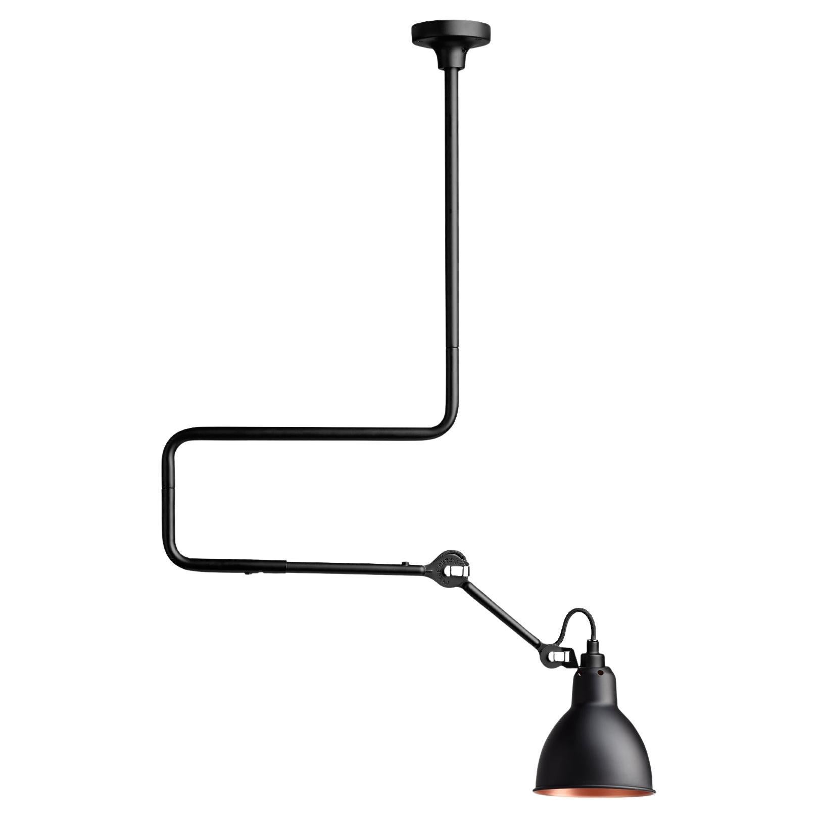DCW Editions La Lampe Gras N°312 Pendant Lamp in Black Copper Shade For Sale