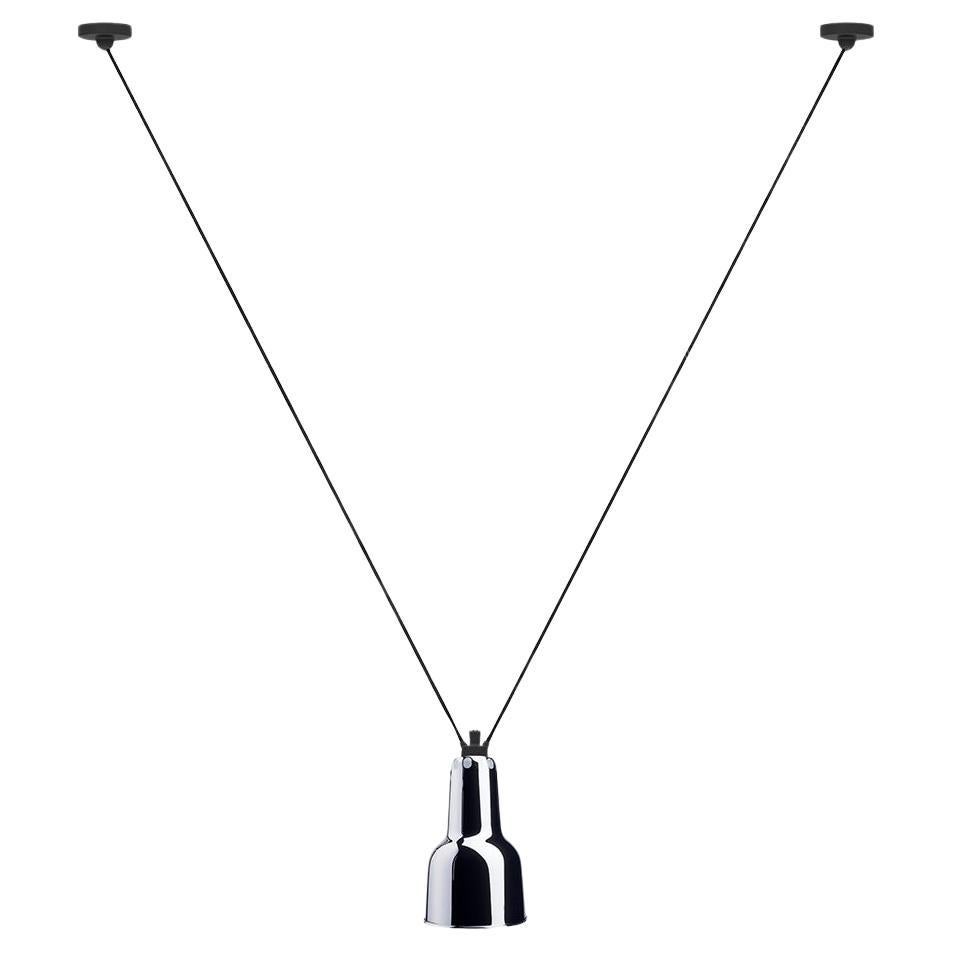 DCW Editions Les Acrobates N°323 Oculist Pendant Lamp in Chrome Shade For Sale