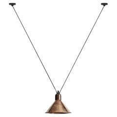 DCW Editions Les Acrobates N°323 Large Conic Pendant Lamp in Raw Copper Shade