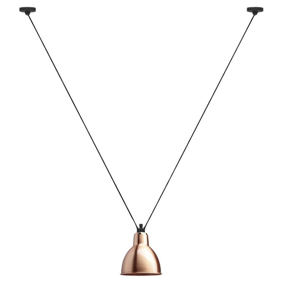 DCW Editions Les Acrobates N°323 Large Round Pendant Lamp in Copper Shade