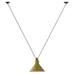 DCW Editions Les Acrobates N°323 Large Conic Pendant Lamp in Yellow Shade