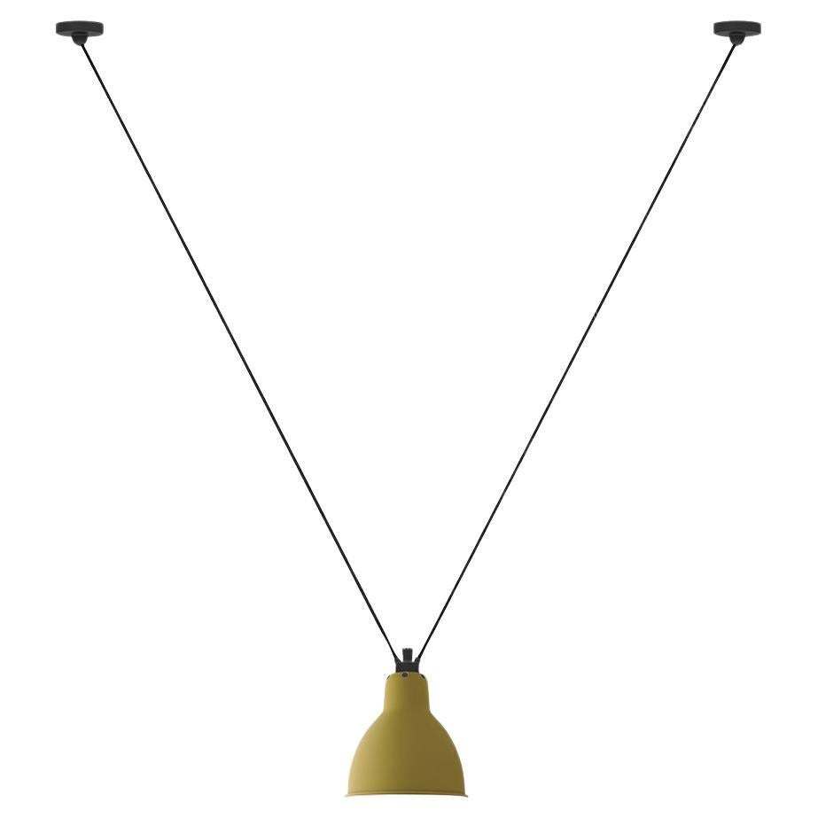 DCW Editions Les Acrobates N°323 Large Round Pendant Lamp in Yellow Shade
