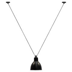 DCW Editions Les Acrobates N°323 XL Round Pendant Lamp in Black Shade