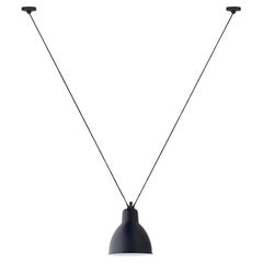 DCW Editions Les Acrobates N°323 XL Round Pendant Lamp in Blue Shade