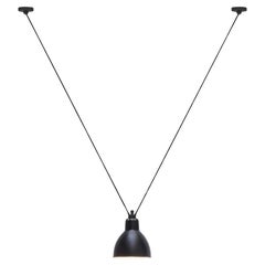 DCW Editions Les Acrobates N°323 Large Round Pendant Lamp in Black Shade