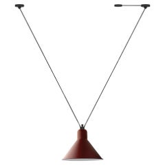 DCW Editions Les Acrobates N°323 AC1 AC2 XL Conic Pendant Lamp in Red Shade