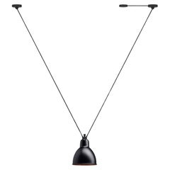 DCW Editions Les Acrobates N°323 AC1AC2 Large Round Pendant Lamp in Black Copper