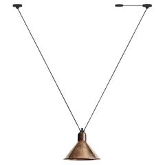 DCW Editions Les Acrobates N°323 AC1 AC2 Large Conic Pendant Lamp in Raw Copper