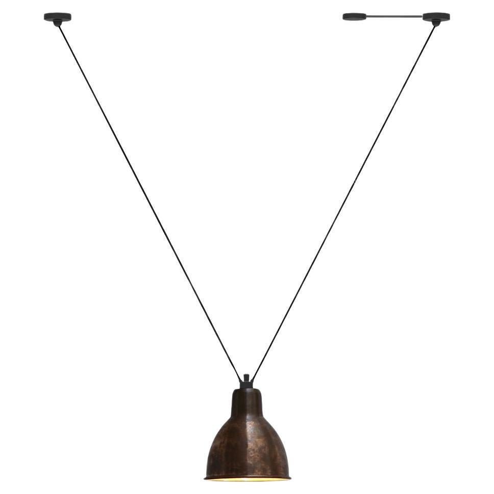 DCW Editions Les Acrobates N°323 AC1 AC2 XL Round Pendant Lamp in Raw Copper