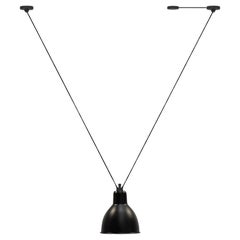 DCW Editions Les Acrobates N°323 AC1 AC2(L) XL Round Suspension Lamp in Black